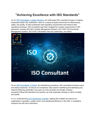 Achieving Excellence with ISO Standards.docx
