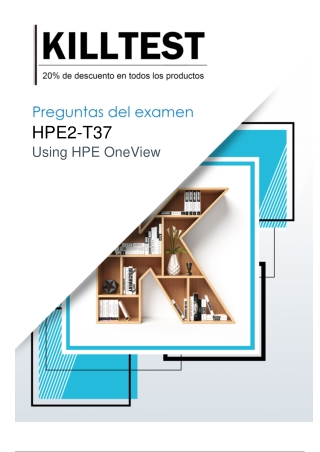 Materiales de estudio HPE HPE2-T37 - Preparación exhaustiva para el examen