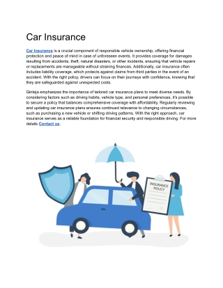 Car Insurance