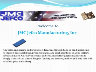 JMC Jefco Manufacturing, Inc