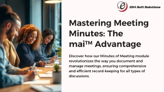 Comprehensive Management Meeting Minutes: Documenting and Recording Effectively