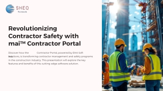 Best Contractor Management Software for Subcontractor Safety Program