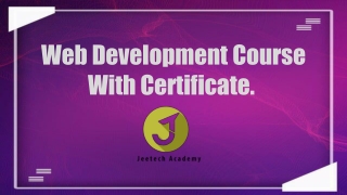 Web Development Course With Certificate In Delhi.  (1)