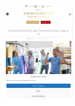 Physiotherapy for Every Age The Benefits at Every Stage of Life