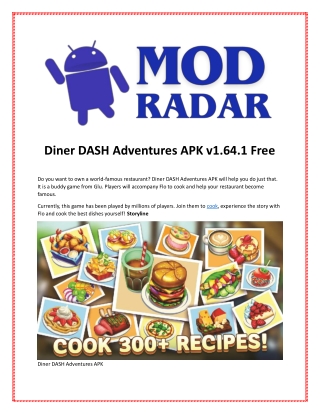 Diner DASH Adventures APK v1.64.1 Free