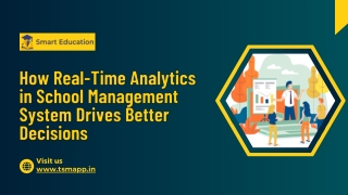 How Real-Time Analytics in School Management System Drives Better Decisions