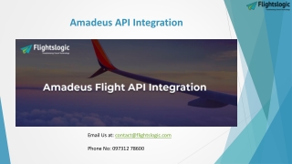 Amadeus API Integration