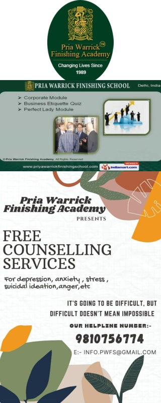 Best finishing school in Delhi, India - Pria Warrick Finishing School