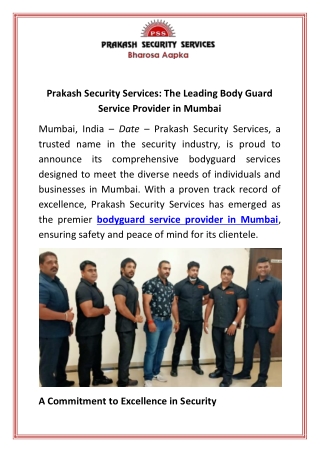 Prakash Security Services