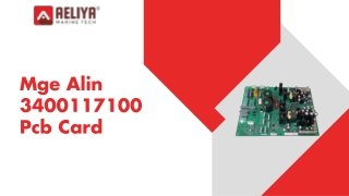 Mge Alin 3400117100 Pcb Card
