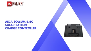 Aeca Solsum 6.6C Solar Battery Charge Controller