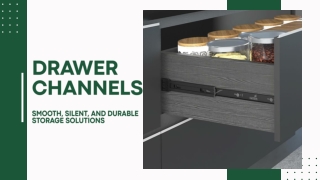 Best Drawer Channels in India – Hettich for Durability and Precision