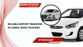 Reliable Airport Transfers in Cairns  Book Your Ride