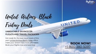 United Airlines Black Friday Deals