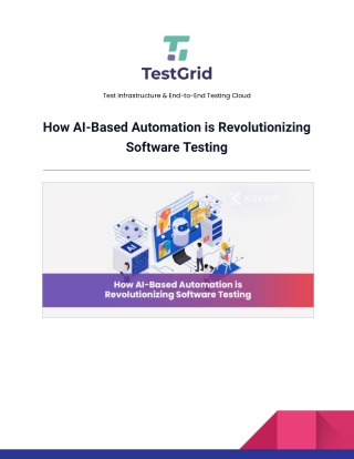 How AI-Based Automation is Revolutionizing Software Testing