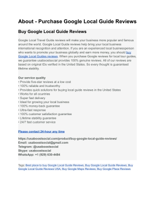 Step-by-Step Guide to Google Local Guide Reviews
