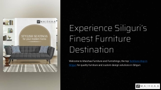 Discover the Best Furniture Store in Siliguri