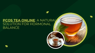 PCOS Tea Online A Natural Solution for Hormonal Balance