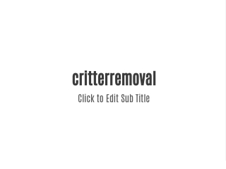 critterremoval