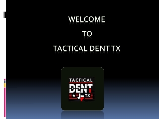 Auto Hail Repair Frisco | Tactical Dent TX