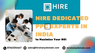 Hire Dedicated PPC Experts in India