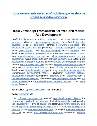 Top 5 JavaScript Frameworks For Web And Mobile App Development.docx