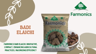Farmonics Presents: Badi Elaichi (Black Cardamom) - The Bold and Aromatic Jewel