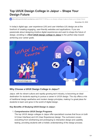 educationpointindia3.wordpress.com-Top UIUX Design College in Jaipur  Shape Your DesignFuture