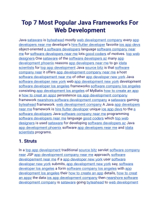 Top 7 Most Popular Java Frameworks For Web Development (1)