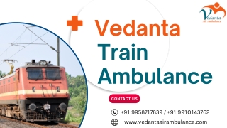 Train Ambulance Service in Bhubaneshwar has so far helped many patients travel the long distance