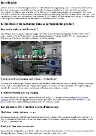 La magie d’un packaging bien pensé pour séduire vos proches.