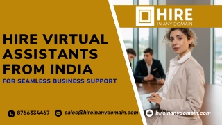 Hire Virtual Assistants from India
