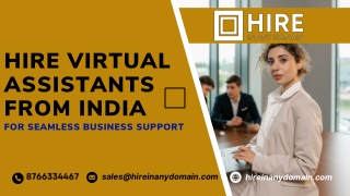 Hire Virtual Assistants from India