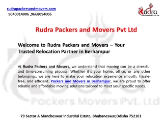 Packers and movers in Berhampur
