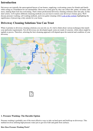 Driveway Cleaning Solutions You Can Trust