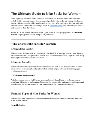 nike socks women