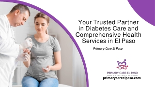 Your Trusted Partner in Diabetes Care and Comprehensive Health Services in El Paso