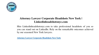 Attorney Lawyer Corporate Headshots New York  Linkedinheadshotsnyc.com