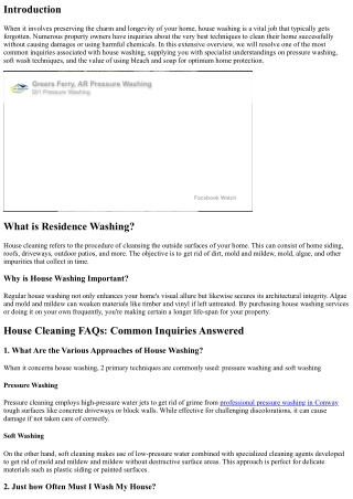 House Washing Frequently Asked Questions: Typical Inquiries Responded To