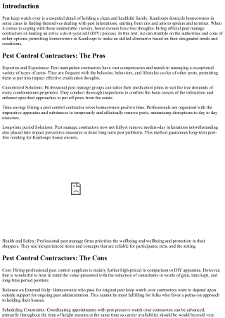 Pest Control Contractors vs DIY: Pros and Cons for Kamloops Homeowners