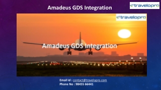 Amadeus GDS Integration