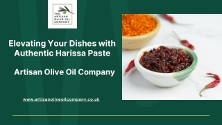 Elevating Your Dishes with Authentic Harissa Paste Artisan Olive Oil Company