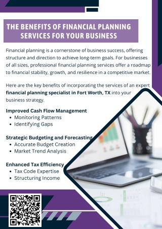 The Benefits Of Financial Planning Services For Your Business