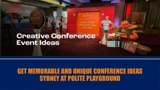 Conference Ideas Sydney