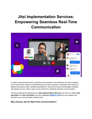 Jitsi Implementation Services_ Empowering Seamless Real-Time Communication (1)