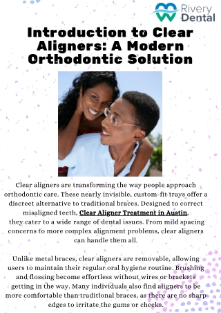 Clear Aligner Treatment in Austin Straighten Your Smile Today