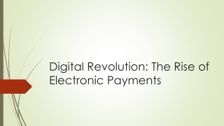 Global electronic payment market
