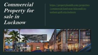 Commercial Property for sale in Lucknow