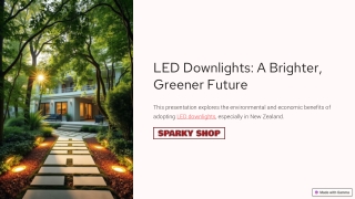 Reduce Your Carbon Footprint with LED Downlights | Sparky Shop NZ