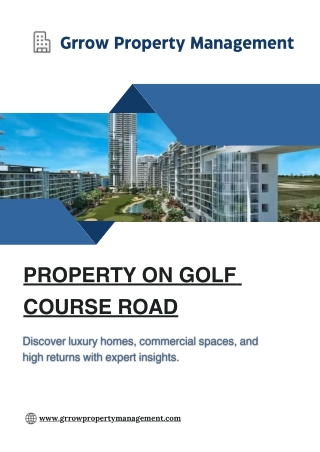 Property On Golf Course Road